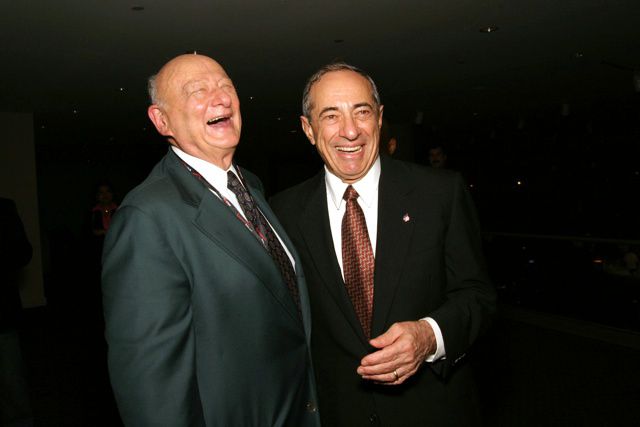 Ed Koch and Mario Cuomo in 2004
